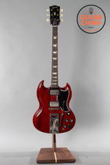 2021 Gibson Custom Shop 60th Anniversary ‘61 LP SG Standard Cherry Red w/Sideways Vibrola