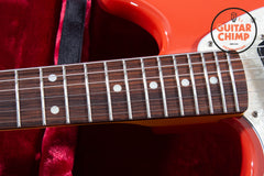 2012 Fender MIJ Japan Kurt Cobain Mustang Left-Handed Fiesta Red HSC