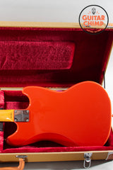 2012 Fender MIJ Japan Kurt Cobain Mustang Left-Handed Fiesta Red HSC