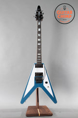 2023 Gibson Custom Shop Richie Faulkner Flying V Pelham Blue S/N 99
