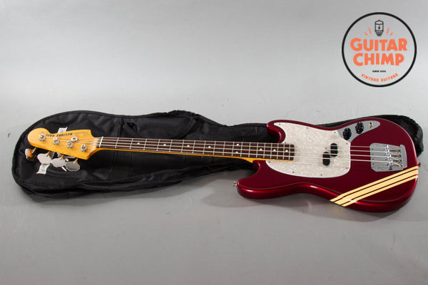 2006 Fender Japan MB98-SD-CO Mustang Bass Competition Old Candy Apple Red