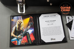 2023 Gibson Custom Shop Richie Faulkner Flying V Pelham Blue S/N 99