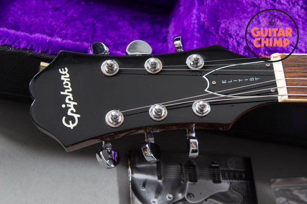 Epiphone Casino 2016年製 美品 ギグバッグ タグ 2010 Epiphone Elitist 1965 Casino Vintage Sunburst MIJ Japan w