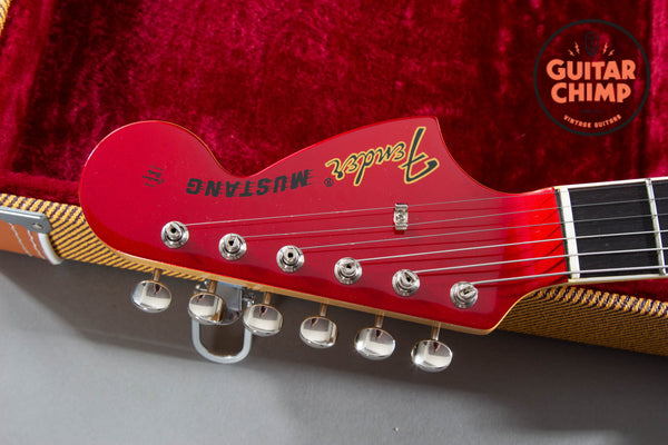 2012 Fender MIJ Japan Mustang MG-HO Hollow Body Candy Apple Red