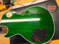 2025 Gibson Custom Shop M2M Les Paul Custom Figured Iguana Burst AAA Flame Long Tenon