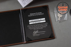 2016 Gibson Custom Shop Les Paul Custom Cobra Burst Quilt Top