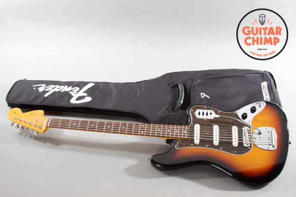 2012 Fender MIJ Japan Bass VI 3-Tone Sunburst w/ Gig Bag | Guitar