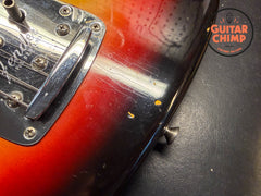 1964 Fender Jaguar 3-Tone Sunburst Brazilian Rosewood Pre-CBS w/ Original Case