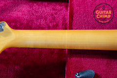2021 Fender MIJ Japan Char Signature Mustang Olympic White w/ Tweed HSC
