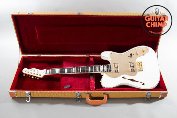 ギター FUJIGEN Telecaster Thinline white 2012 Fender MIJ TN72G Thinline Super Deluxe Telecaster Olympic