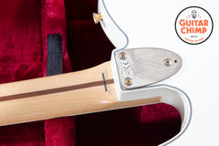 2012 Fender MIJ TN72G Thinline Super Deluxe Telecaster Olympic White Gold Hardware Japan w/ HSC
