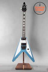 2023 Gibson Custom Shop Richie Faulkner Flying V Pelham Blue S/N 43