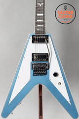 2023 Gibson Custom Shop Richie Faulkner Flying V Pelham Blue S/N 43