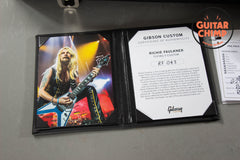 2023 Gibson Custom Shop Richie Faulkner Flying V Pelham Blue S/N 43