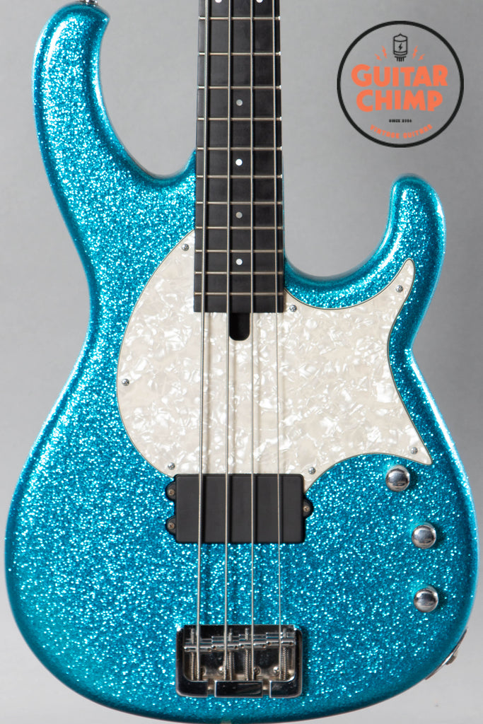 2008 Modulus FB4 Funk Unlimited Flea Bass Blue Sparkle