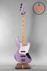 2017 Fender Limited Edition Adam Clayton Signature Jazz Bass Purple Sparkle