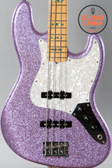2017 Fender Limited Edition Adam Clayton Signature Jazz Bass Purple Sparkle