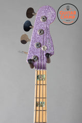 2017 Fender Limited Edition Adam Clayton Signature Jazz Bass Purple Sparkle