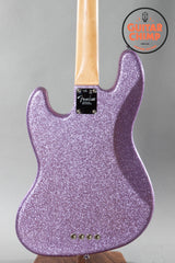 2017 Fender Limited Edition Adam Clayton Signature Jazz Bass Purple Sparkle