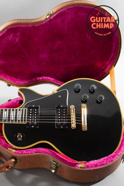 1989 Gibson Les Paul Custom Black Beauty Ebony w/ OHSC | Guitar Chimp