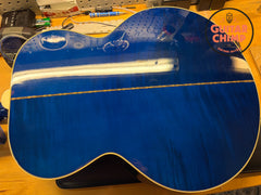 2015 Gibson Custom Shop Limited Edition SJ-200 Trans Blue Rare Run w/ OHSC + COA