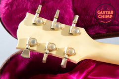 2001 Gibson Les Paul Custom Alpine White (Aged Cream) Ebony Board w/ OHSC