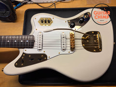 2025 Fender Japan MIJ Traditional ’60s Jaguar White Pearl Matching Headstock Gold Hardware w/ HSC