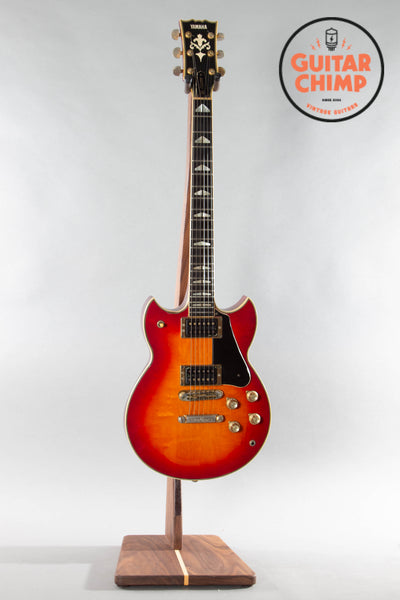 1981 SG-2000 Red Sunburst（ハードケース付） 1981 Yamaha SG-2000 Cherry Sunburst | Guitar Chimp