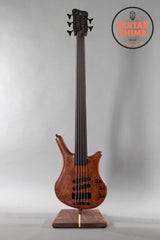 1999 Warwick Thumb Neck Thru NT-5 5-String Fretless Bass