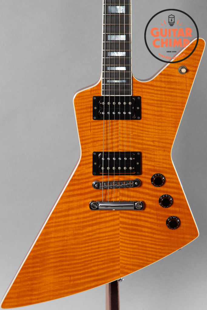 2002 Gibson Explorer Pro X-Plorer Trans Amber