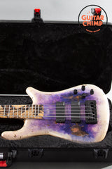 2022 Spector USA NS-5XL Purple Reverse Burst Maple Burl Darkglass EMG OHSC Mint