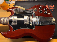 2000 Gibson Angus Young Signature SG Aged Cherry Maestro Vibrola w/ OHSC + Paperwork