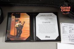 2025 Gibson Custom Shop Kirk Hammett Signature Raven Ebony Signed Label OHSC COA