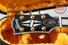 2023 Gibson Custom Shop Les Paul Custom Figured Iguana Burst M2M Long Tenon OHSC COA