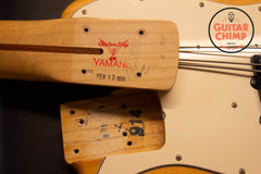 1998 Fender Custom Shop '70s Jazz Bass NOS Natural