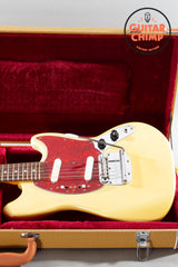 1991 Fender Japan MG69 ’69 Mustang Vintage White MIJ FujiGen Tweed HSC