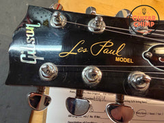2012 Gibson Left-Handed Les Paul Standard Plus Trans Amber AAA Flametop w/ OHSC