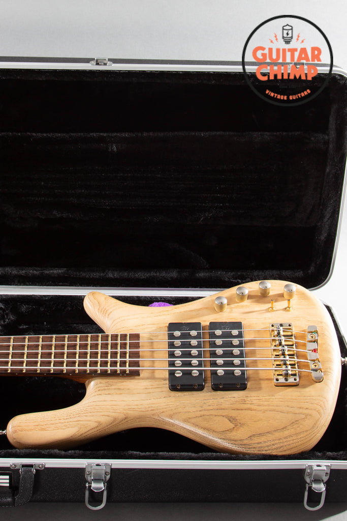 2006 Warwick Streamer $$ 5-String Natural Transparent Satin German Made w/ HSC