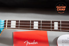 2021 Fender Japan MIJ Traditional Late ’60s Jazz Bass – Lake Placid Blue Matching Headstock | Block Inlays | Mint
