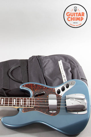 2006 Fender Japan CIJ JB75-94US ’75 Reissue Jazz Bass – Old Lake Placid Blue Matching Headstock | Block Inlays