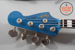 2006 Fender Japan CIJ JB75-94US ’75 Reissue Jazz Bass – Old Lake Placid Blue Matching Headstock | Block Inlays