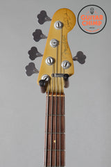 2002 Fender Roscoe Beck V 5 String Bass Guitar Shoreline Gold