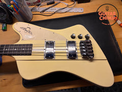 2001 Gibson Thunderbird IV Classic White Ebony Lollar Pickups Hipshot Upgrades w/ OHSC