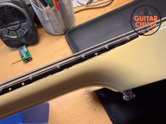 2001 Gibson Thunderbird IV Classic White Ebony Lollar Pickups Hipshot Upgrades w/ OHSC
