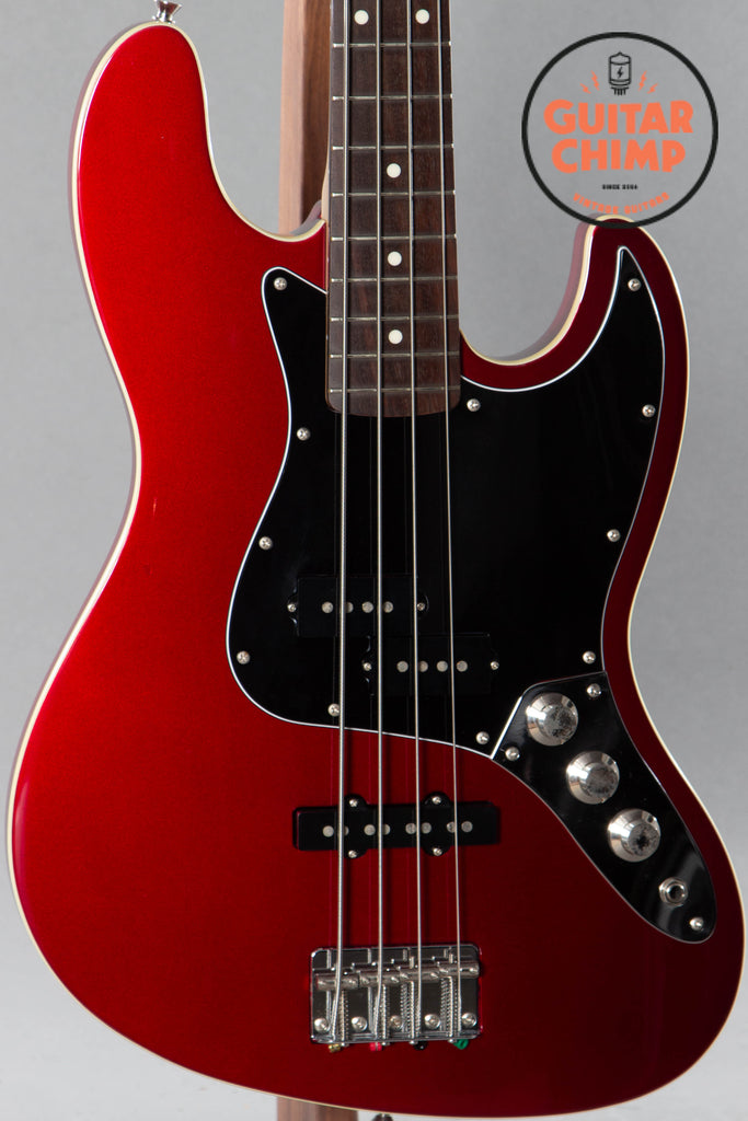 2007 Fender Japan AJB Aerodyne Jazz Bass Candy Apple Red