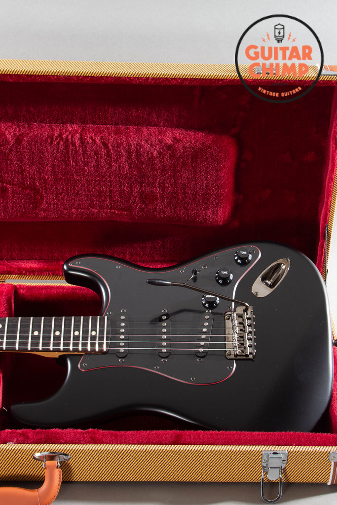 2025 Fender MIJ Japan Limited Hybrid II Noir Stratocaster Black Tweed HSC