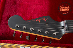 2025 Fender MIJ Japan Limited Hybrid II Noir Stratocaster Black Tweed HSC