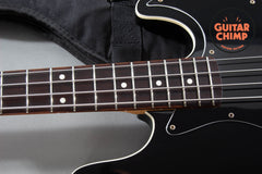 2012 Fender Japan MIJ Aerodyne Jazz Bass Black Rare JJ Config