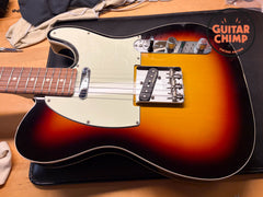 2013 Fender Japan MIJ Limited Edition TLR62B-NLS ’62 Telecaster Custom 3-Tone Sunburst Noiseless w/ Tweed HSC