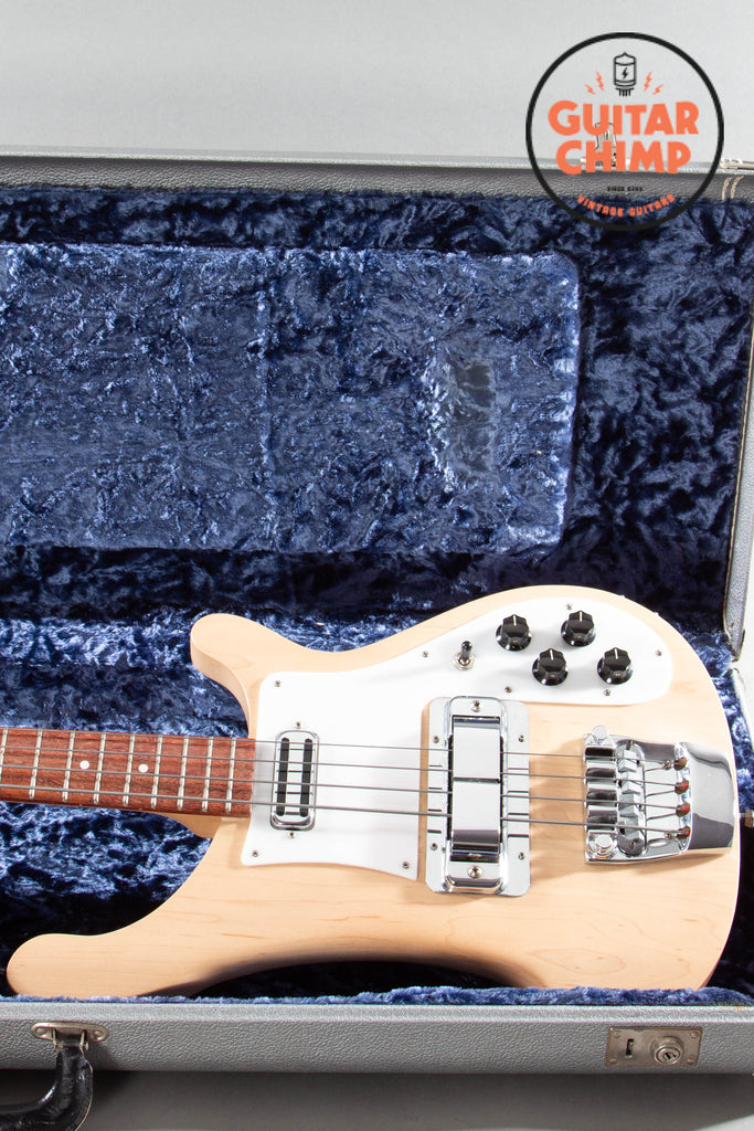 2008 Rickenbacker 4001C64 Satin Mapleglo Bass w/ OHSC Vintage Spec